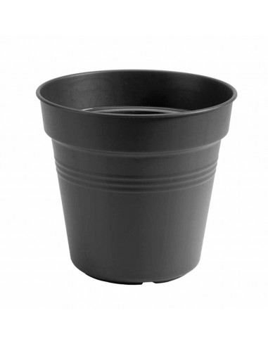 green basics growpot 21cm living black