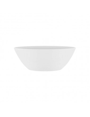 brussels oval 36cm white