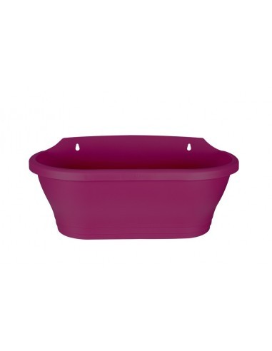 corsica wall basket 39cm cherry red