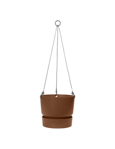greenville hanging basket 24cm ginger brown