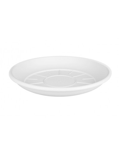 saucer round 21cm white